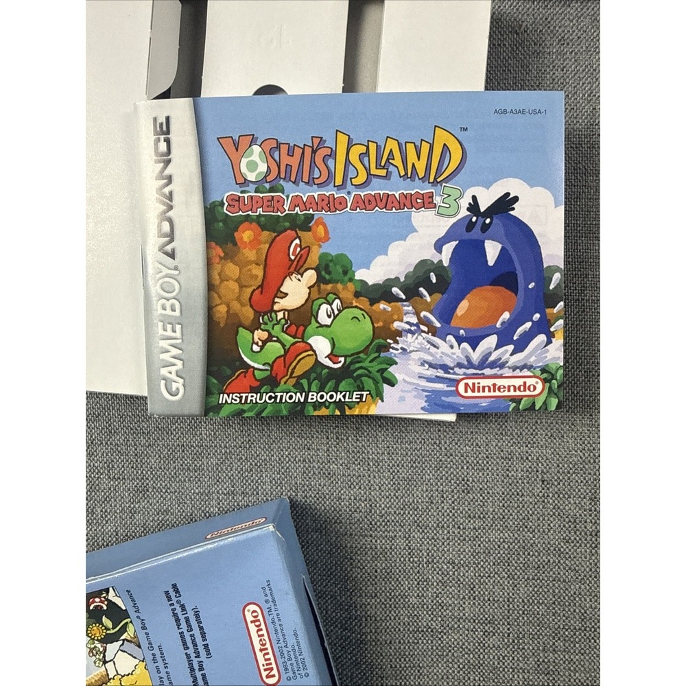 Yoshi's Island Super Mario Advance 3 Gameboy Advance - CIB, Tested! - Minty Box - Picture 6 of 6